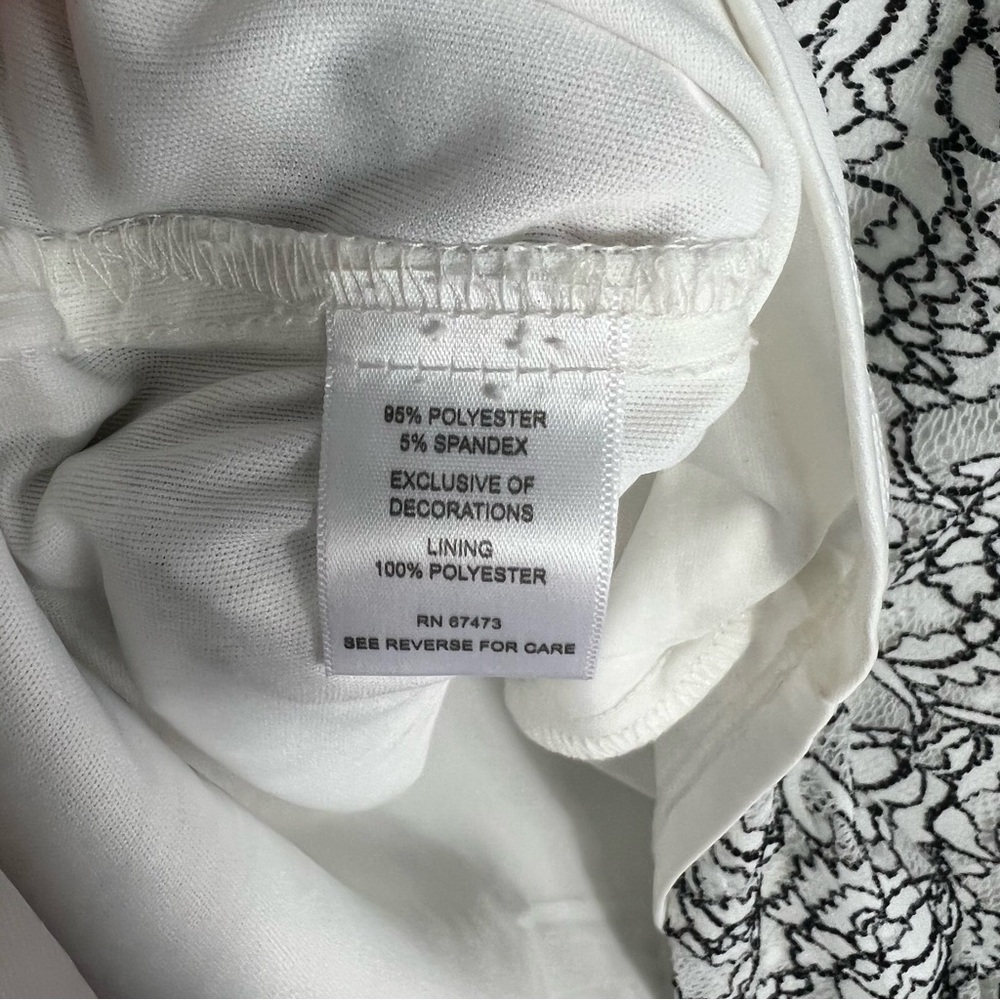 TAYLOR SWIFT’s TAYLOR Piper Piping Dress in Black / White Size 4 - Picture 10 of 10